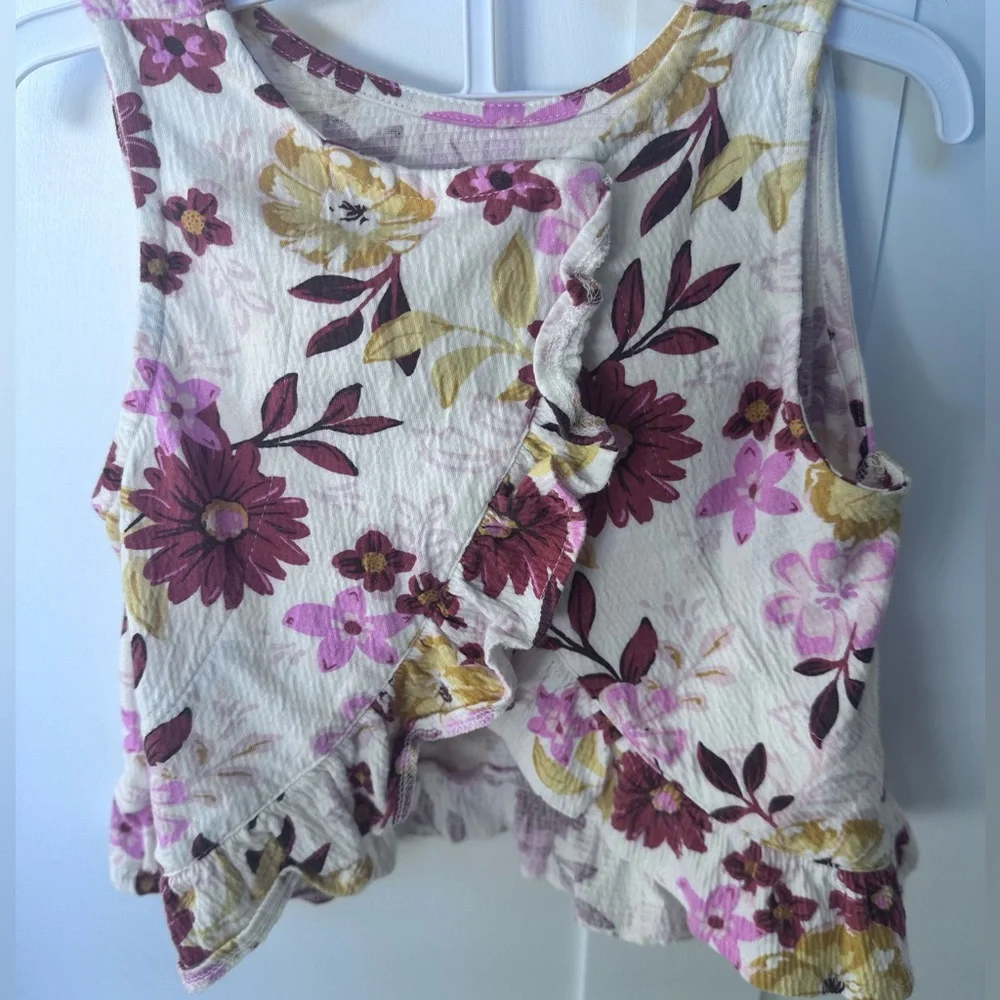 Sigred Olsen Kids Floral 2 piece matching set open back size S (5/6)